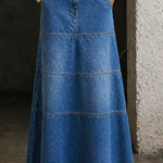 Tracy - fustă midi din denim — imagine 2