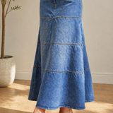 Tracy - fustă midi din denim — imagine 4