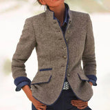 Valeria – cardigan elegant cu guler înalt — imagine 2