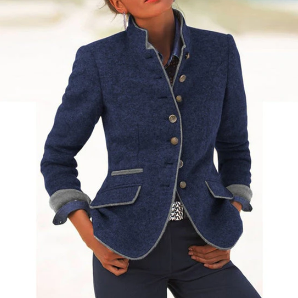 Valeria – cardigan elegant cu guler înalt — imagine 5