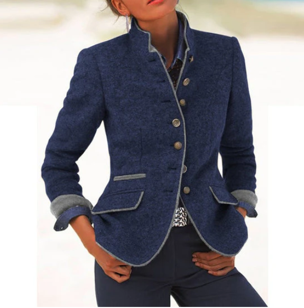 Valeria – cardigan elegant cu guler înalt — imagine 5
