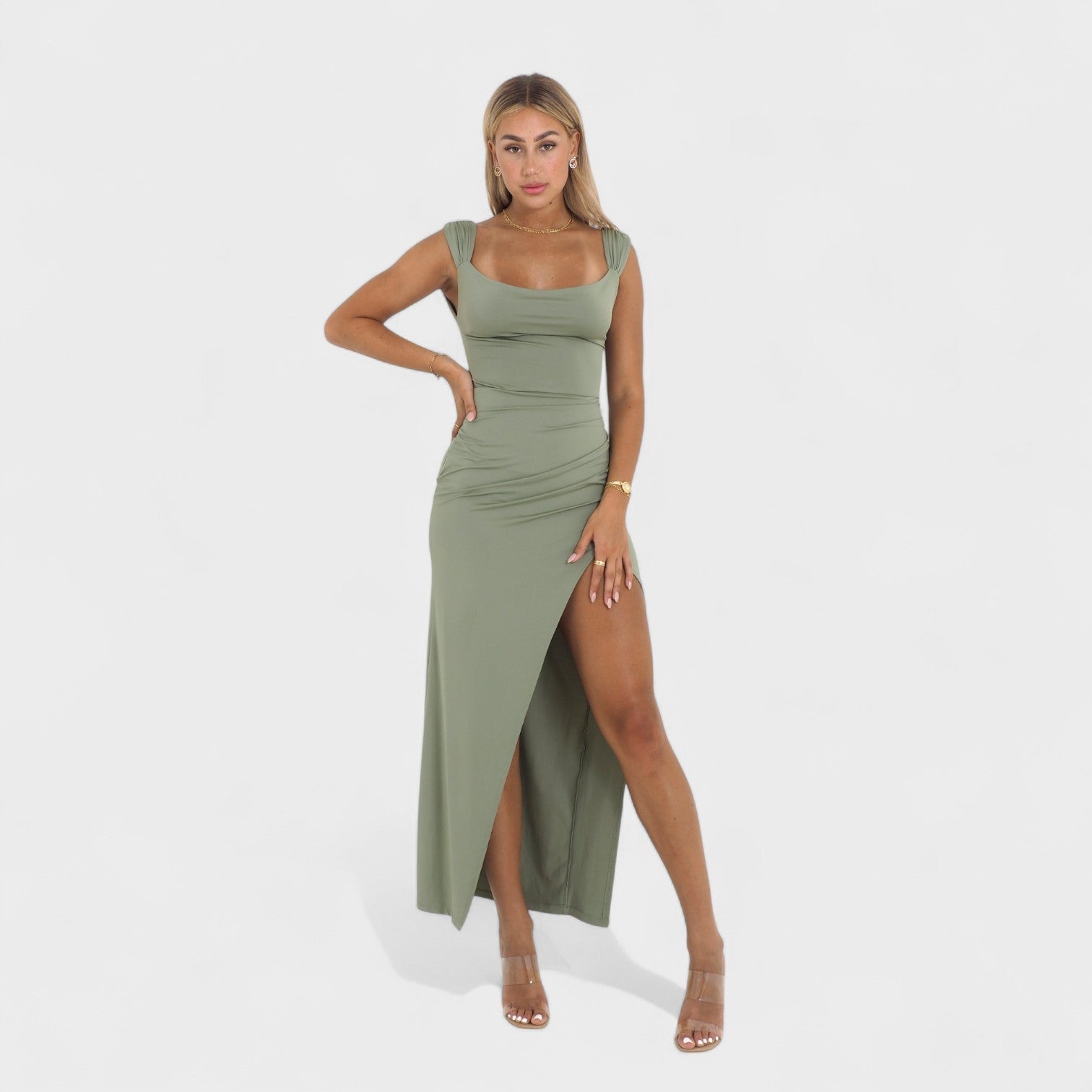 Vanessa - rochie lungă cu spatele descheiat — imagine 11
