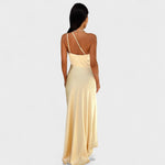 Veronica - rochie lungă din satin — imagine 7