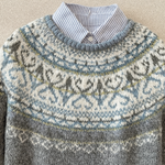 Victoria - pulover elegant retro tricotat — imagine 2