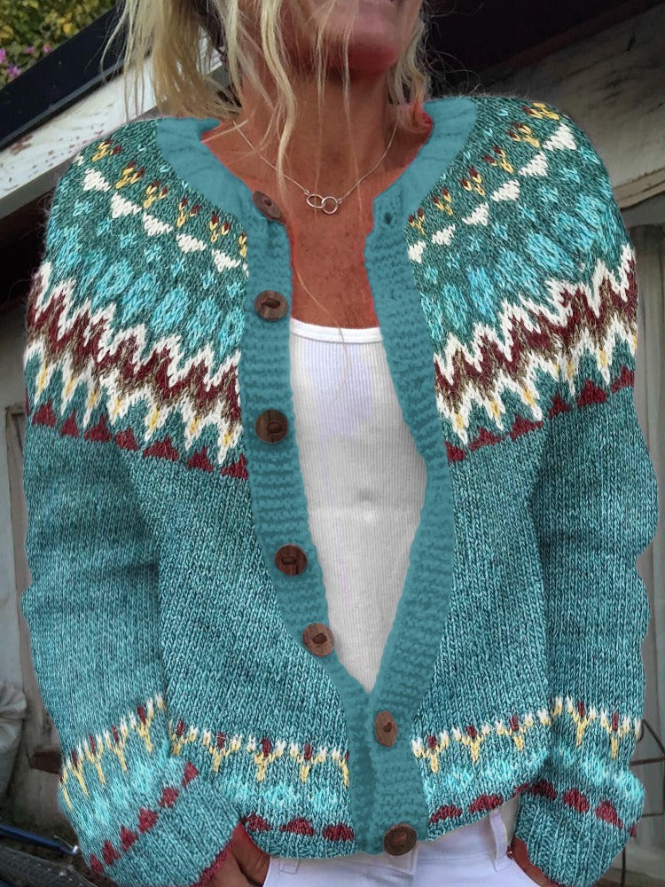 Victoria - cardigan islandez retro — imagine 2