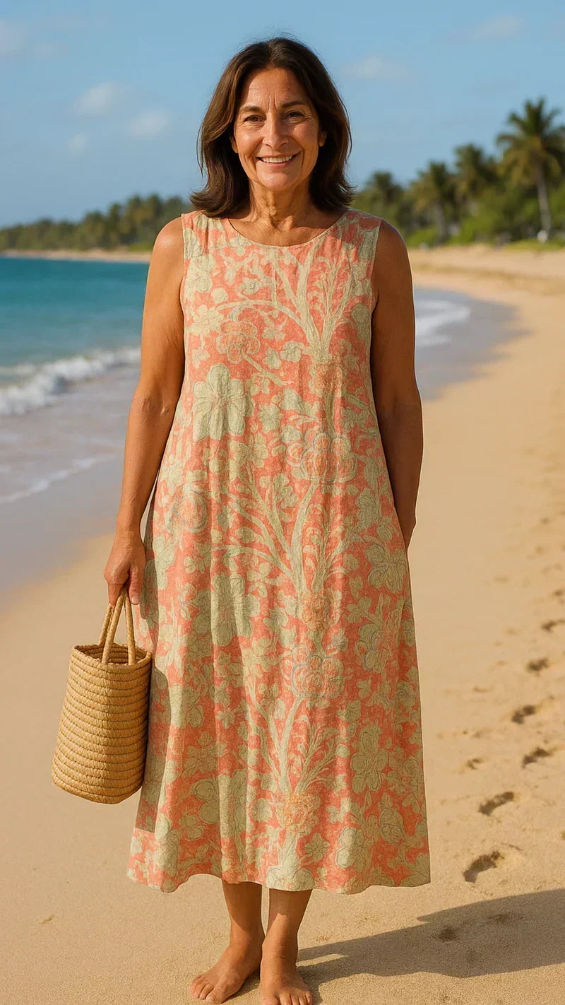 Victoria - rochie retro cu imprimeu floral — imagine 3