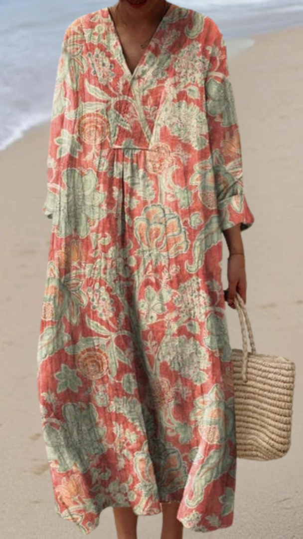 Victoria - rochie retro cu imprimeu floral — imagine 4