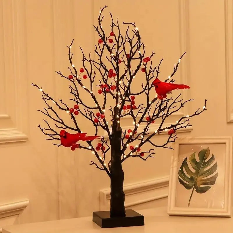 Lemn vintage deschis cu cinteze cardinale — imagine 1