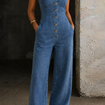 Violet - salopetă din denim — imagine 2