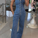 Violet - salopetă din denim — imagine 3