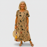 Vivian - rochie maxi cu imprimeu floral — imagine 2
