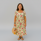 Vivian - rochie maxi cu imprimeu floral — imagine 3
