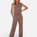 Wendy - set casual din material moale pentru casă — imagine 2
