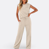 Wendy - set casual din material moale pentru casă — imagine 9