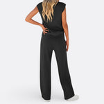 Wendy - set casual din material moale pentru casă — imagine 10
