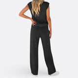 Wendy - set casual din material moale pentru casă — imagine 10