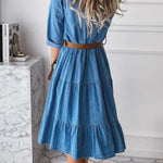 Rochie din denim Willow, casual chic — imagine 4