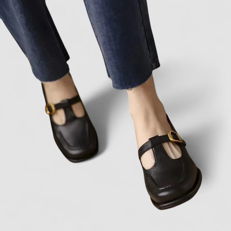 Pantofi Mary Jane cu șiretură în T Zoe — imagine 5