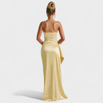 Rochie asimetrică din satin Zoey — imagine 7
